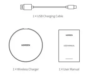 UGREEN CD186 Wireless Charger - package
