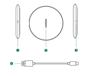 UGREEN CD186 Wireless Charger - product