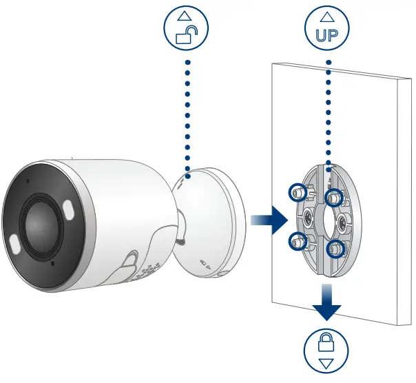 LOREX W482CAD Series 2K Wi-Fi Camera - Wall Mounting 1