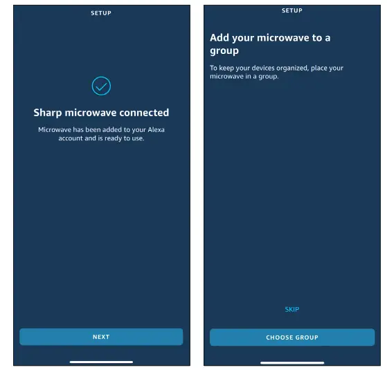 SHARP Smart Countertop Microwave Oven - PAIRING PROCESS 3