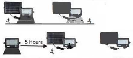 V-TAC VT-788-10 LED Solar Floodlight 7
