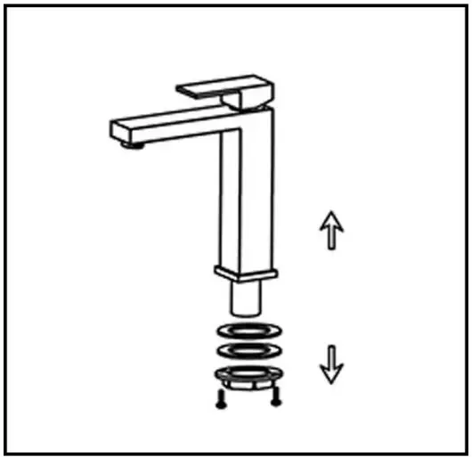 RBROHANT D0102HH0CRA Single Handle Single Hole Bathroom Faucet - Tools You will need 2
