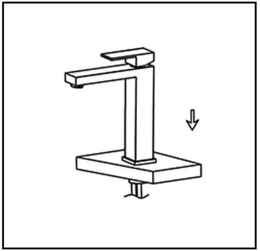RBROHANT D0102HH0CRA Single Handle Single Hole Bathroom Faucet - Tools You will need 4