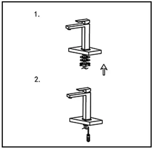 RBROHANT D0102HH0CRA Single Handle Single Hole Bathroom Faucet - Tools You will need 5