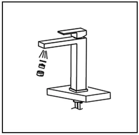RBROHANT D0102HH0CRA Single Handle Single Hole Bathroom Faucet - Tools You will need 7