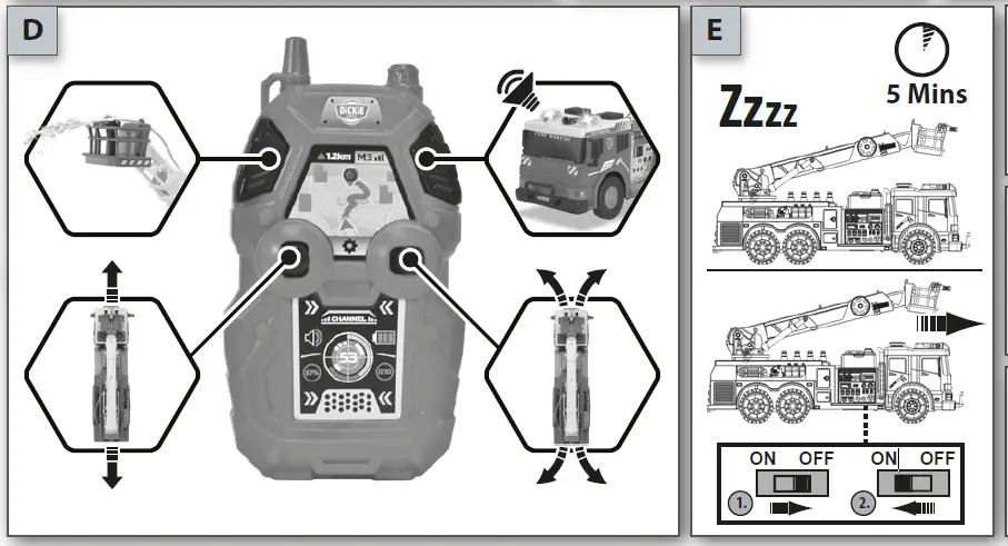 DICKIE 20 371 9022 Aerial Ladder Brigade fig 2