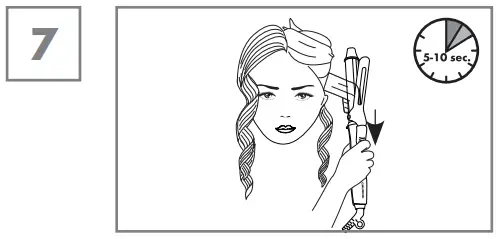 GRUNDIG HS 6430 Curl Sensation Hair Styler - 10 seconds