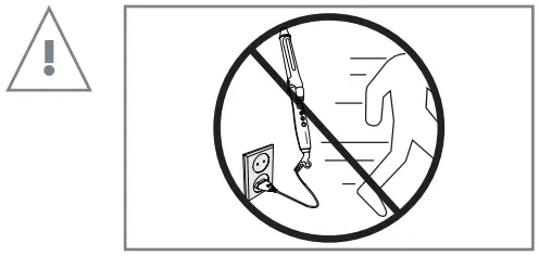 GRUNDIG HS 6430 Curl Sensation Hair Styler - Warning