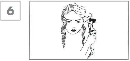 GRUNDIG HS 6430 Curl Sensation Hair Styler - strand