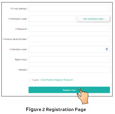 LAUNCH S4001 Heavy duty Medium duty Light Duty Vehicle Communication Interface -Register 1
