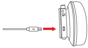 Srhythm NiceComfort 75 Pro ANC Headphone User Manual - Charging