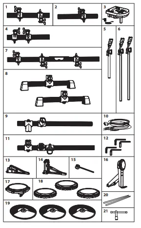 behringer-XD8USB-8-Piece Electronic Drum Set with 123 Sounds 15 Drum-Sets-and-USB-Interface-FIG-1