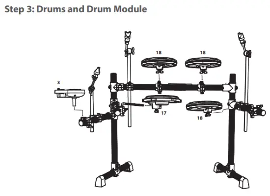 behringer-XD8USB-8-Piece Electronic Drum Set with 123 Sounds 15 Drum-Sets-and-USB-Interface-FIG-4