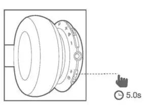 Pair and connect the headphone