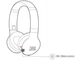 Tum on the headphone