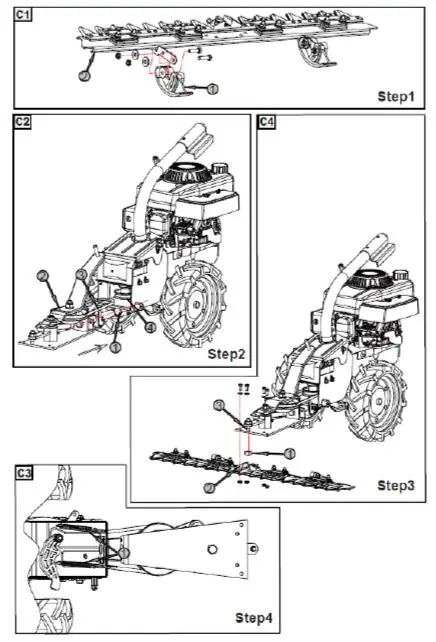 ZIPPER ZI-BM870ECO Scythe Lawn Mower fig 1