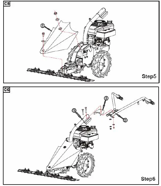 ZIPPER ZI-BM870ECO Scythe Lawn Mower fig 2