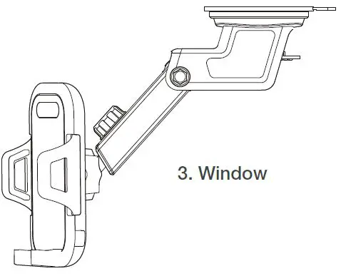 QUIKCELL Drive Dock Universal 3-in-1 Car Mount 4