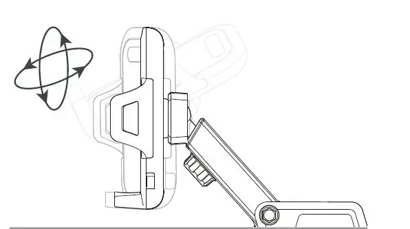 QUIKCELL Drive Dock Universal 3-in-1 Car Mount 6