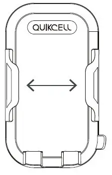 QUIKCELL Drive Dock Universal 3-in-1 Car Mount 8