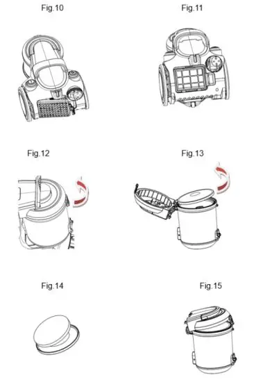 H Koenig stc56 700W Bagless Vacuum Cleaner - figure 8