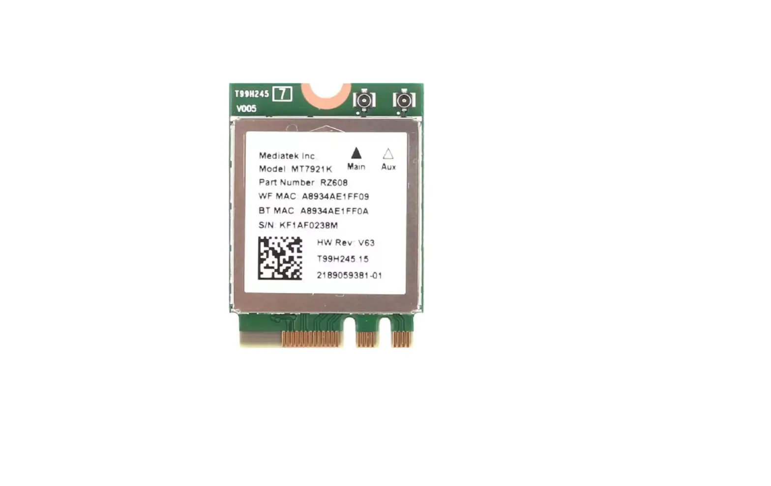 Mediatek Mt7921k Wireless Module User Guide