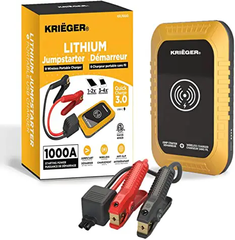 KRIEGER-KRJ1000-12v-Car-Jump-Starter-&-Portable-Power-Bank-With-Wireless-Charging-product