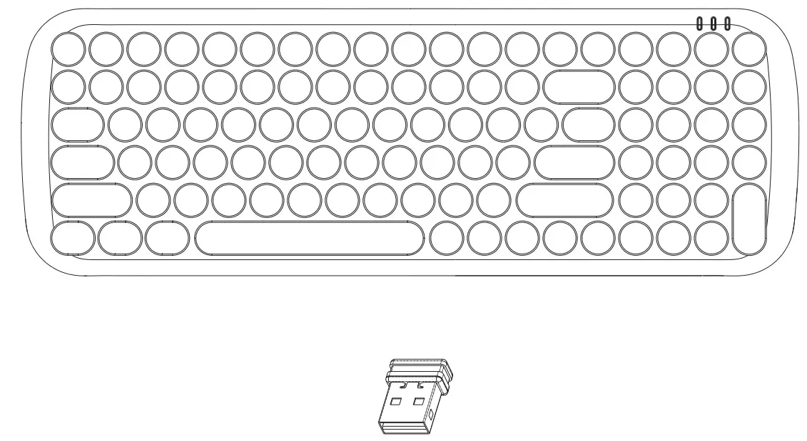 Shenzhen Sqt Electronics SK-646AG Auto Link Keyboard