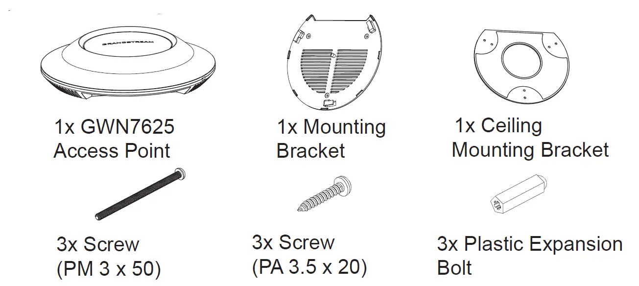 GRANDSTREAM-GWN7625-Indoor-WiFi-Access-Point-fig1