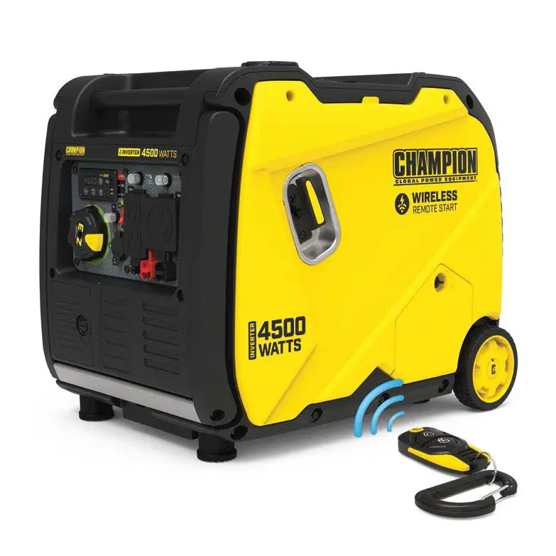 Champion 200987 4500w Wireless Remote Start Inverter Generator User Guide