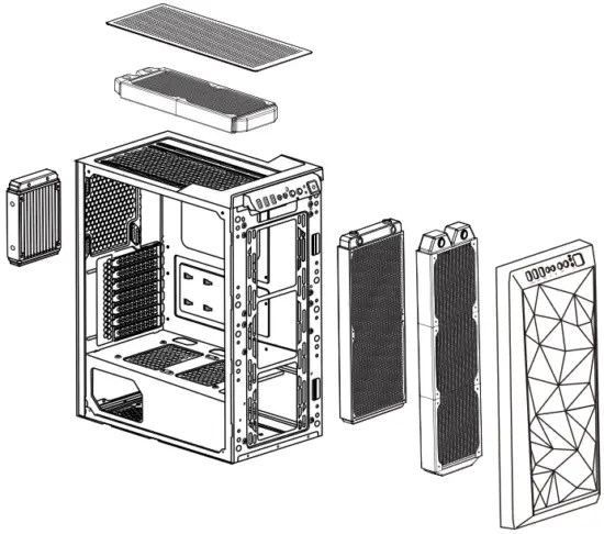 GAMDIAS APOLLO M1 Mid Tower PC Case - FIG 14