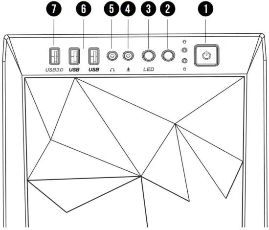 GAMDIAS APOLLO M1 Mid Tower PC Case - FIG 15