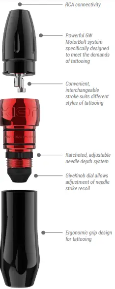 FK Irons Spektra Xion Tattoo Machine-fig2