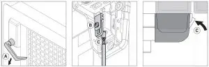FIG 19 Adjust the lift finger