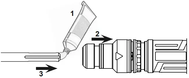HERCULES HCE33 12 lb SDS Max Type Demolition Hammer - Tool Set Up