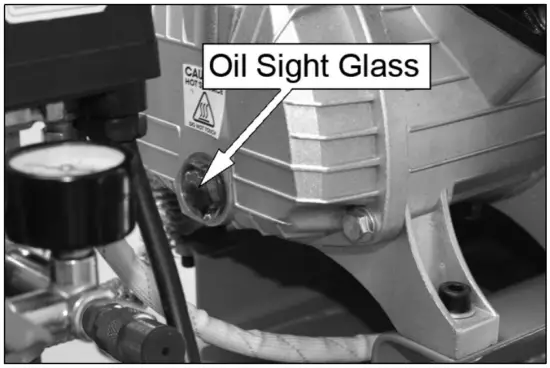 CHECKING THE OIL LEVEL