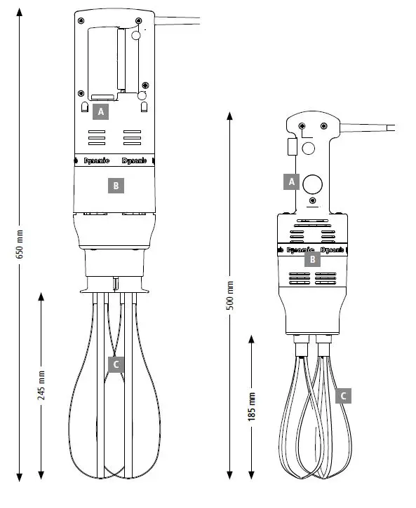 EMGA FT005 Dynamic Junior Whisk 190 Gardemixer 1