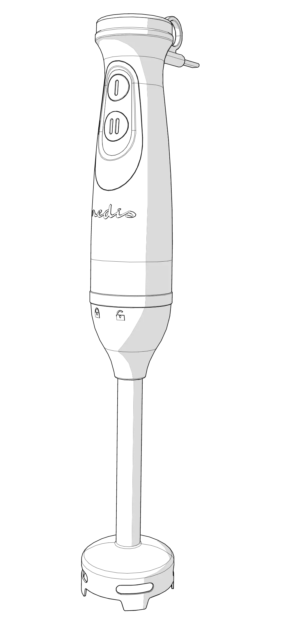 Nedis Kahb200cbk Hand Blender User Manual