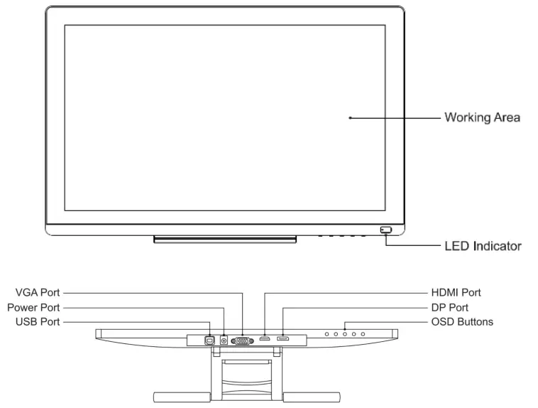 Huion KAMVAS Tablet - OVERVIEW