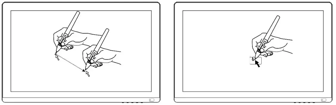 Huion KAMVAS Tablet - cursor