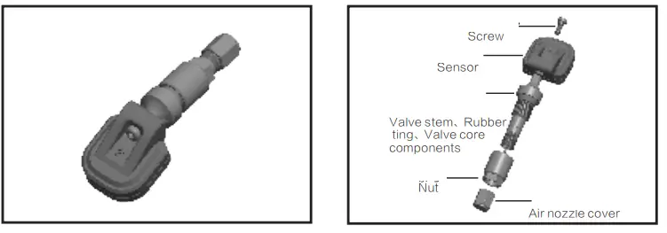 Malide-]MLD-B06-Car-TPMS-Bluetooth-Mobile-Phone-APP-Tire-Temperature -Monitoring-System-4