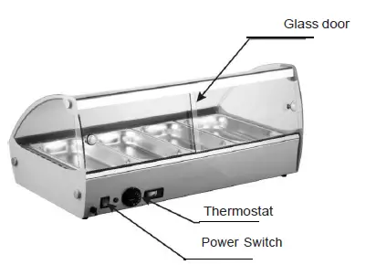 blizzard BZ-HDC1 Heated Display Case fig 2