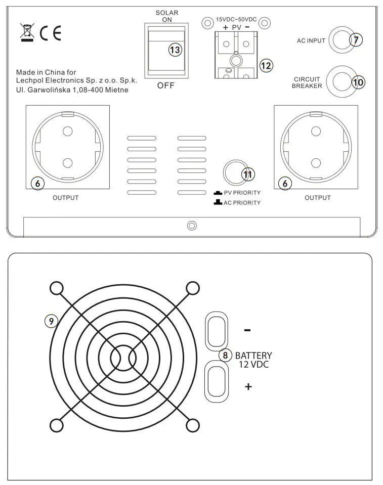 KEMOT URZ3416 PROsolar-800 Solar Inverter - fig