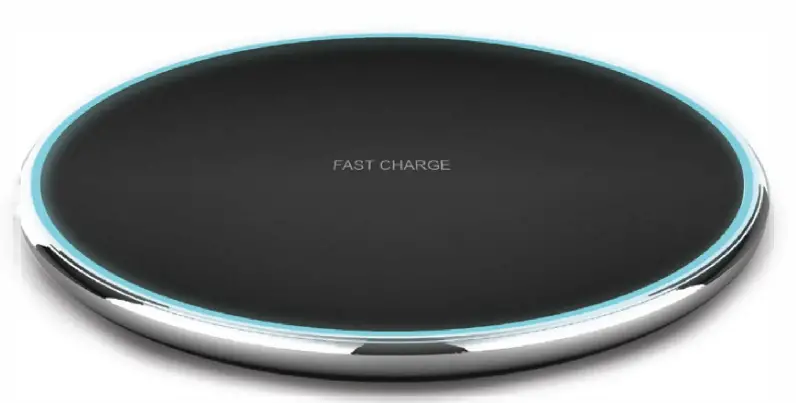 SM Tek Group GS8 Wireless 10 W Fast Charging Pad with LED Indicator Ring fig 1