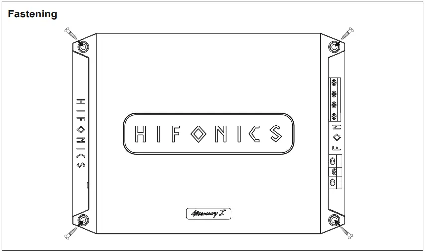 HIFONICS Mercury Series Mercury I Digital Class D Mono Amplifier - fig1