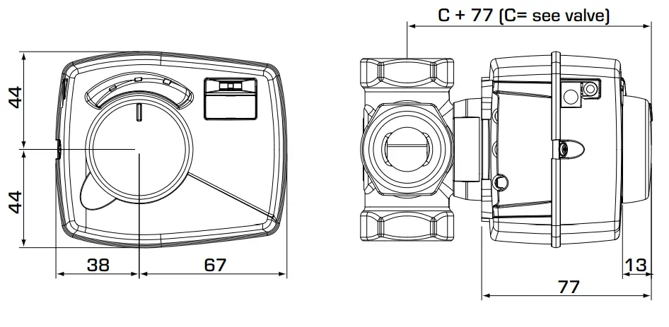 ESBE CRC110 Controller Unit - fig1