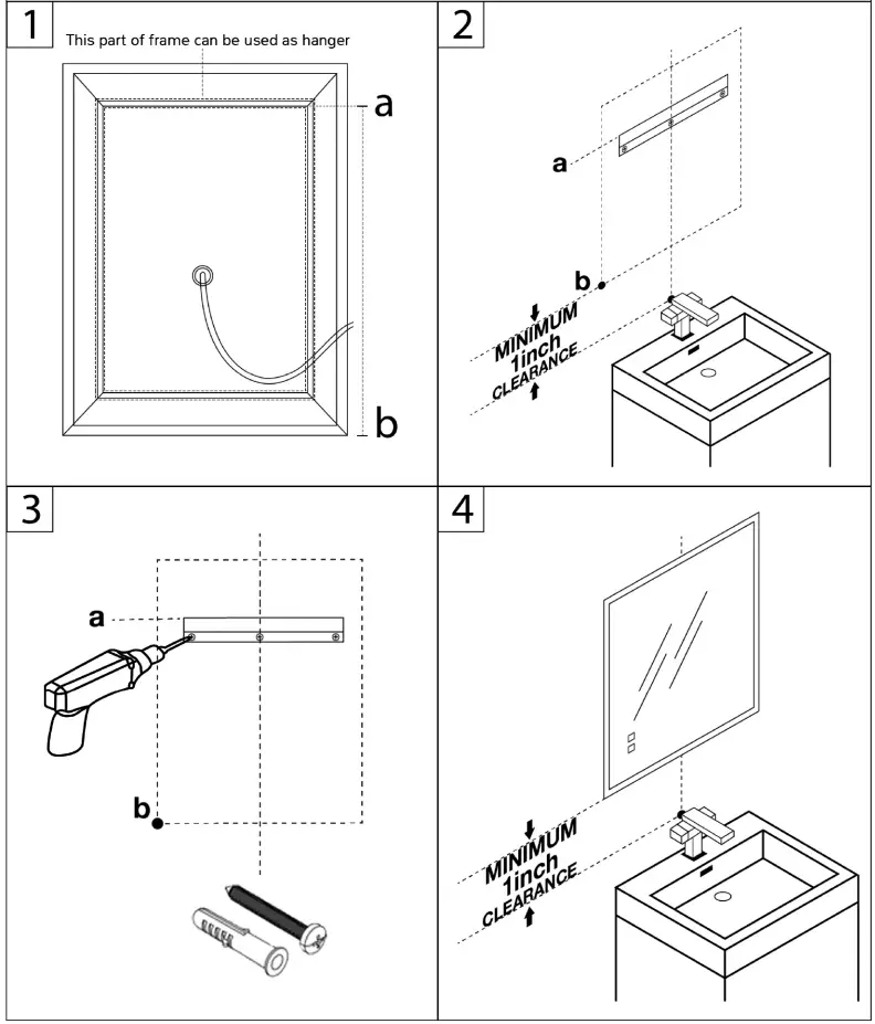 Universal Electronics LED BATHROOM MIRROR - fig 5