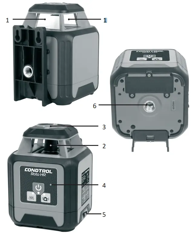 CONDTROL Roto HR HG Rotary Laser - DESCRIPTION