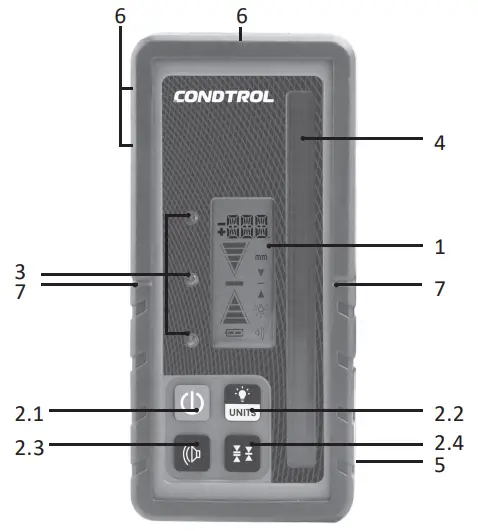 CONDTROL Roto HR HG Rotary Laser - receiver