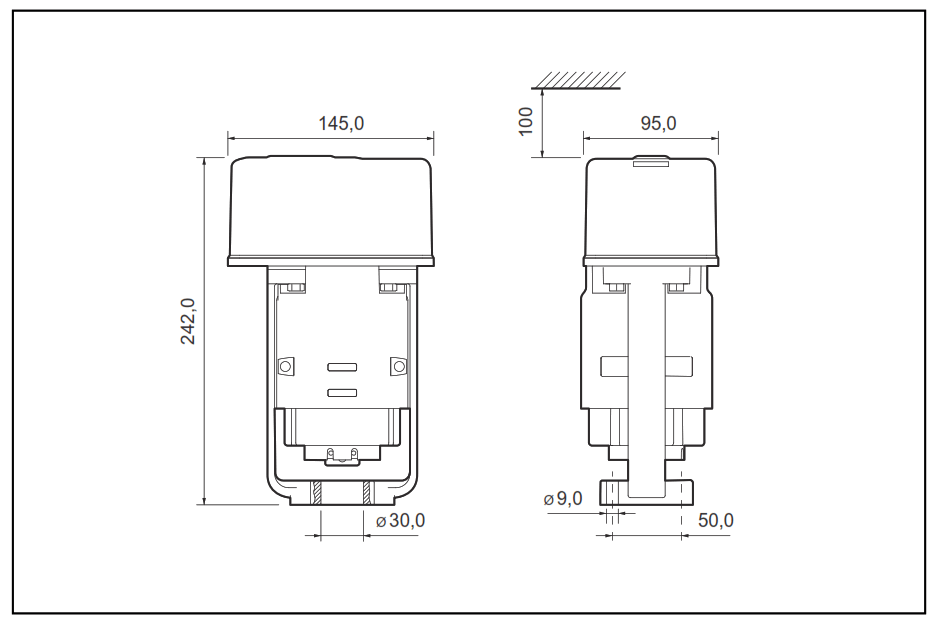 IMI Hydronic Engineering MC100FSE High Precision Spring Return Actuator - figer